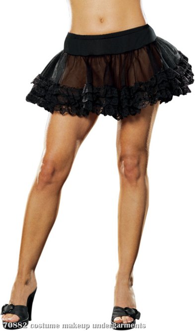 Angel Petticoat (Black) Plus Adult