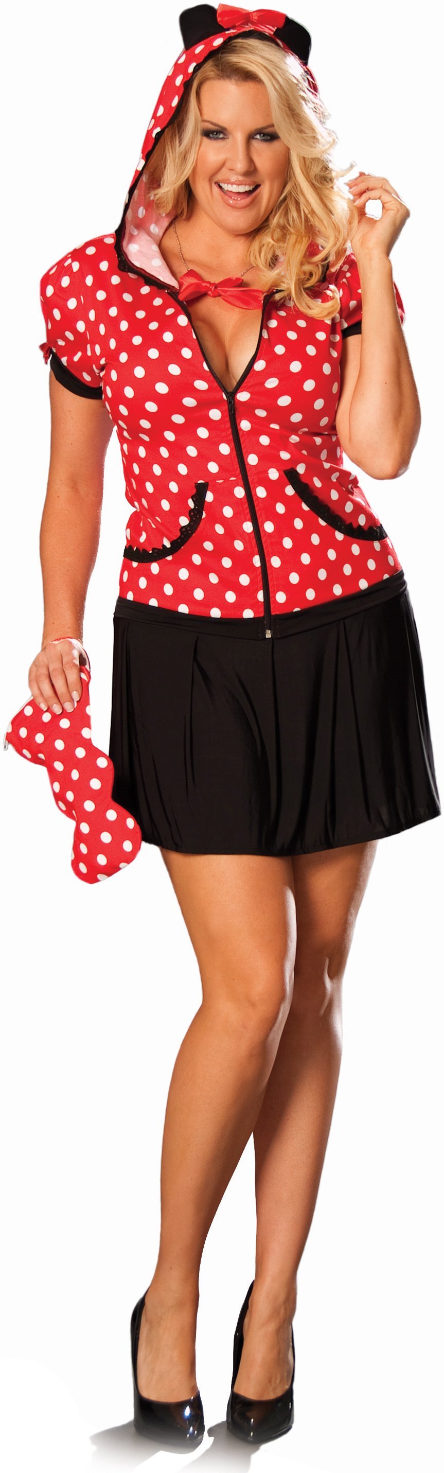 Miss Mouse Adult Plus Costume