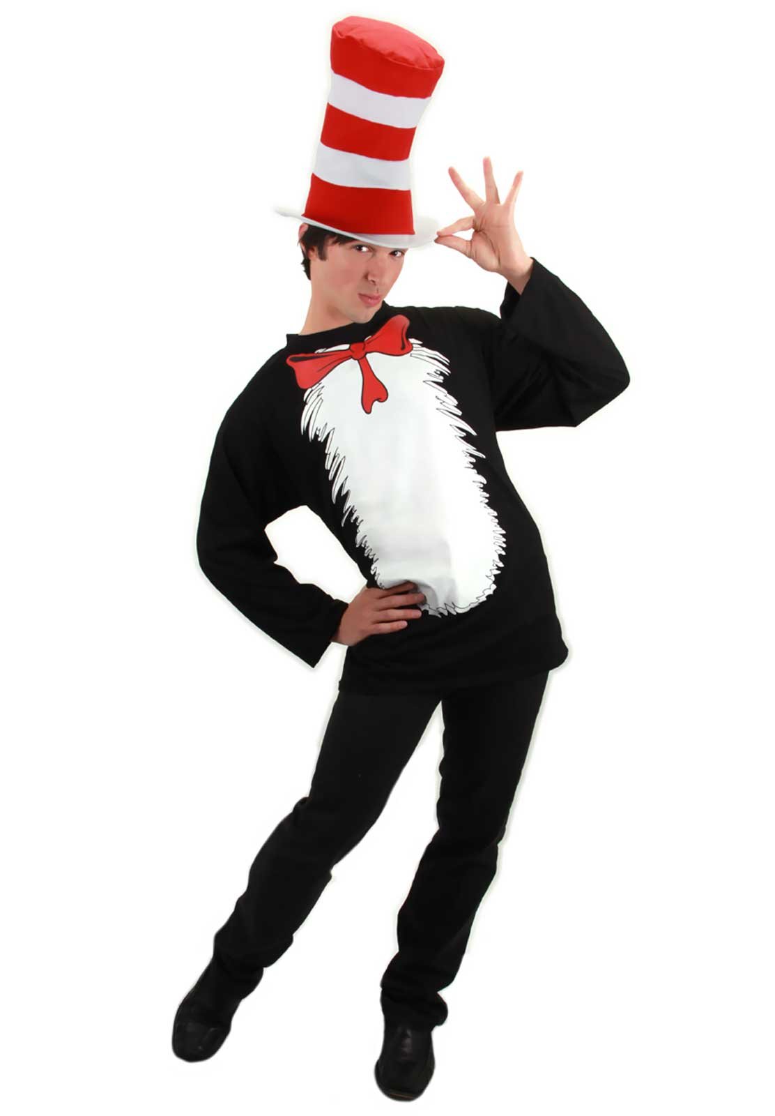 Officially Licensed Dr. Seuss Cat In The Hat Adult Costume