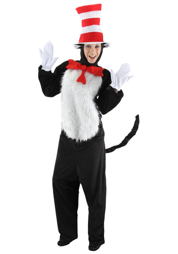 Deluxe Adult Cat in the Hat Costume