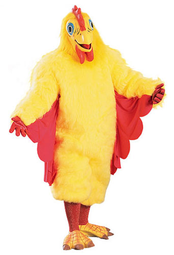 Adult Mascot Chicken Costume