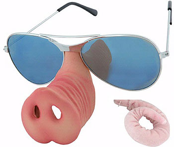 Donut McPiggly Sunglasses and Tail