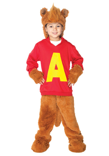 Kids Alvin Chipmunk Costume