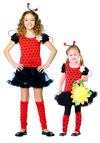 XS Girls Lady Bug Costume