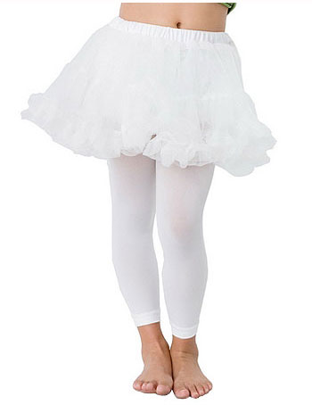 Kids White Petticoat