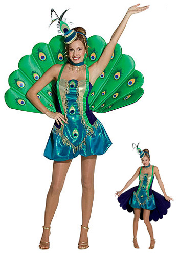 Womens Peacock Costume