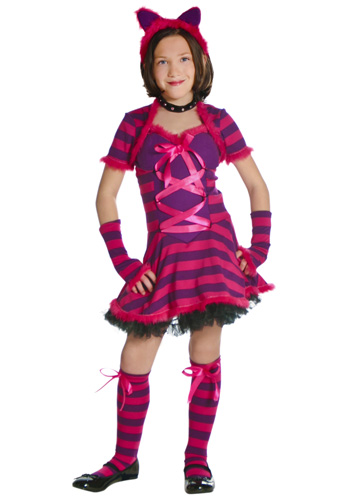 Child Sassy Wonderland Cat Costume