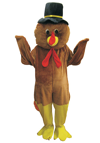 Mascot Thanksgiving Turkey Costume