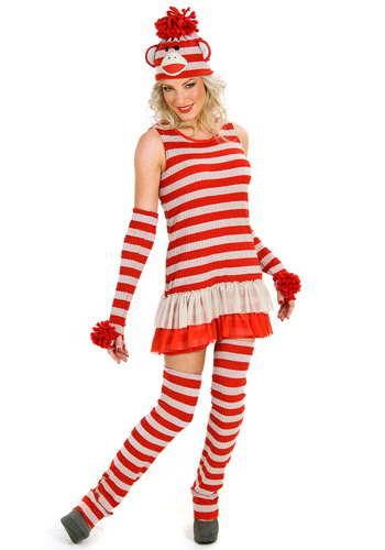 Tween Sock Monkey Costume