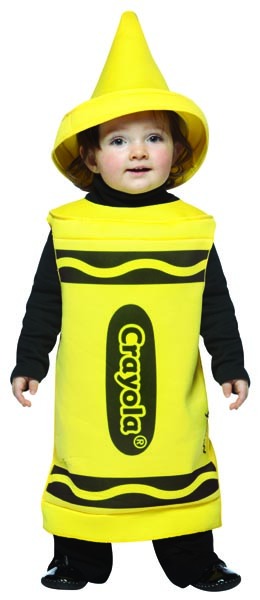 Crayola Yellow Crayon Costume