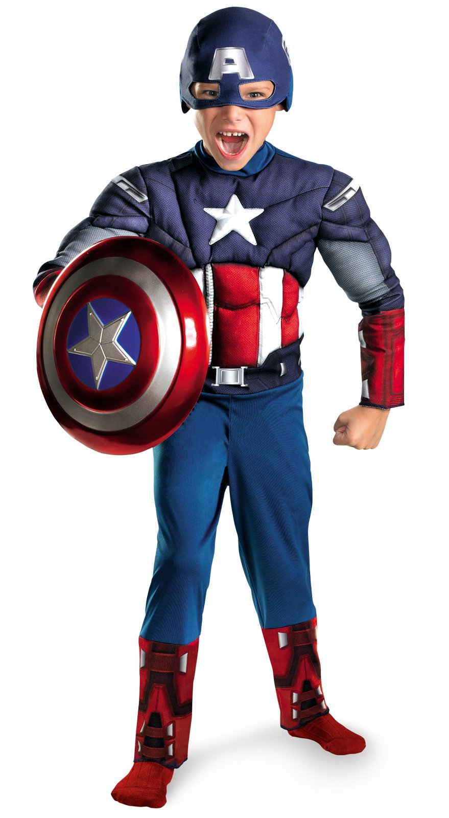 The Avengers Captain America Classic Muscle Chest Toddler Costum