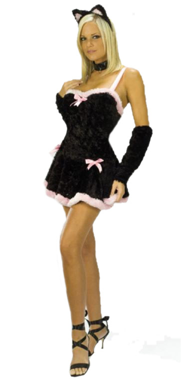 Kiss Me Kitty Costume