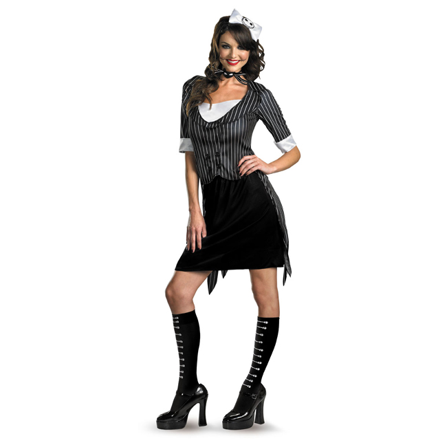 Nightmare Before Christmas Female Jack Skellington Adult Costume