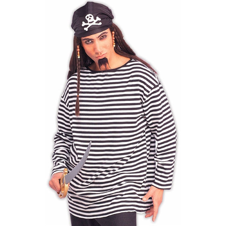 Pirate Striped Costume Shirt