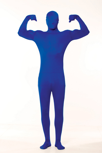 Blue Skin Suit