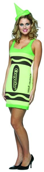 Crayola Green Crayon Costume