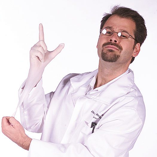 Lab Coat Seymour Bush Adult Costume