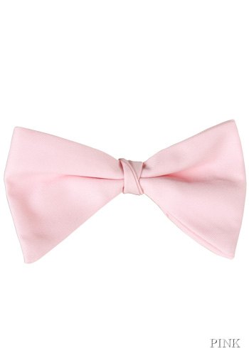 Pink Tuxedo Bow Tie