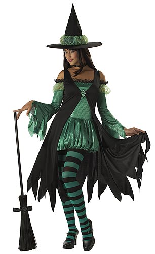 Adult Emerald Witch Costume