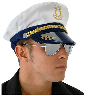 Mens Sailor Captain Hat