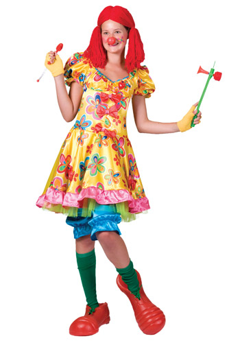 Womens Daisy Clown Costume