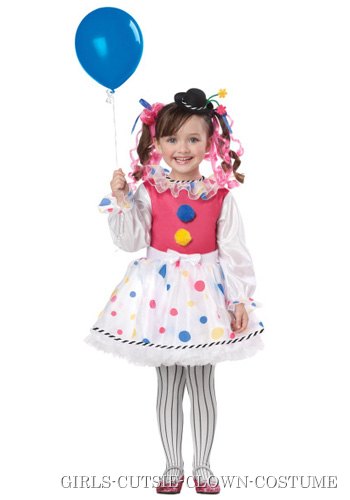 Toddler Cutsie Clown Costume