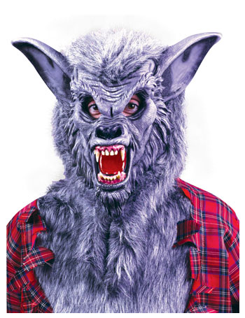 Grey Werewolf Mask