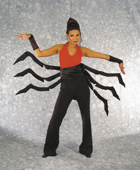 Adult Black Widow-Man Eater Adult Costume