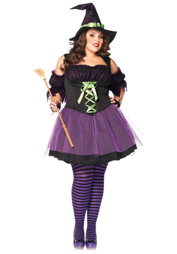 Plus Size Vixen Witch Costume