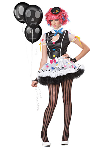 Teen Sassy Clown Costume