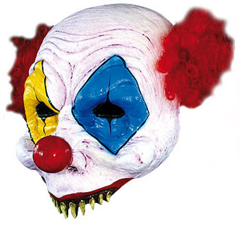 Scary Clown Half Mask