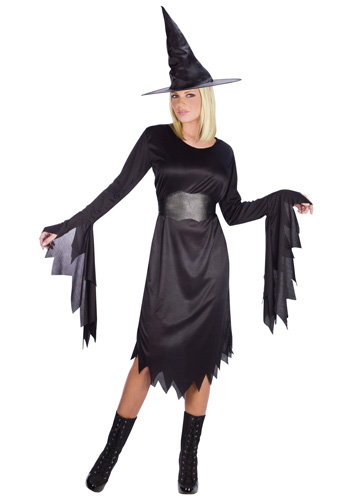 Womens Tattered Witch Costume