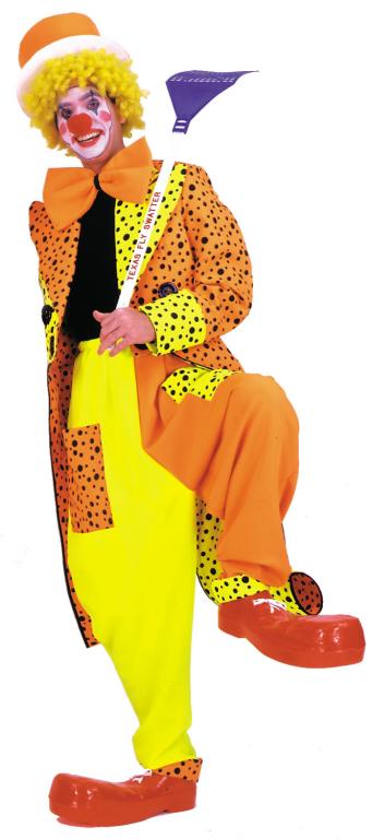 Dapper Dan Neon Clown Adult Costume