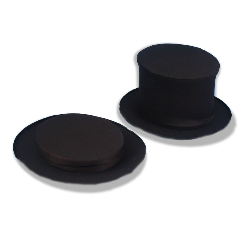 Collapsible Top Hat Black Child