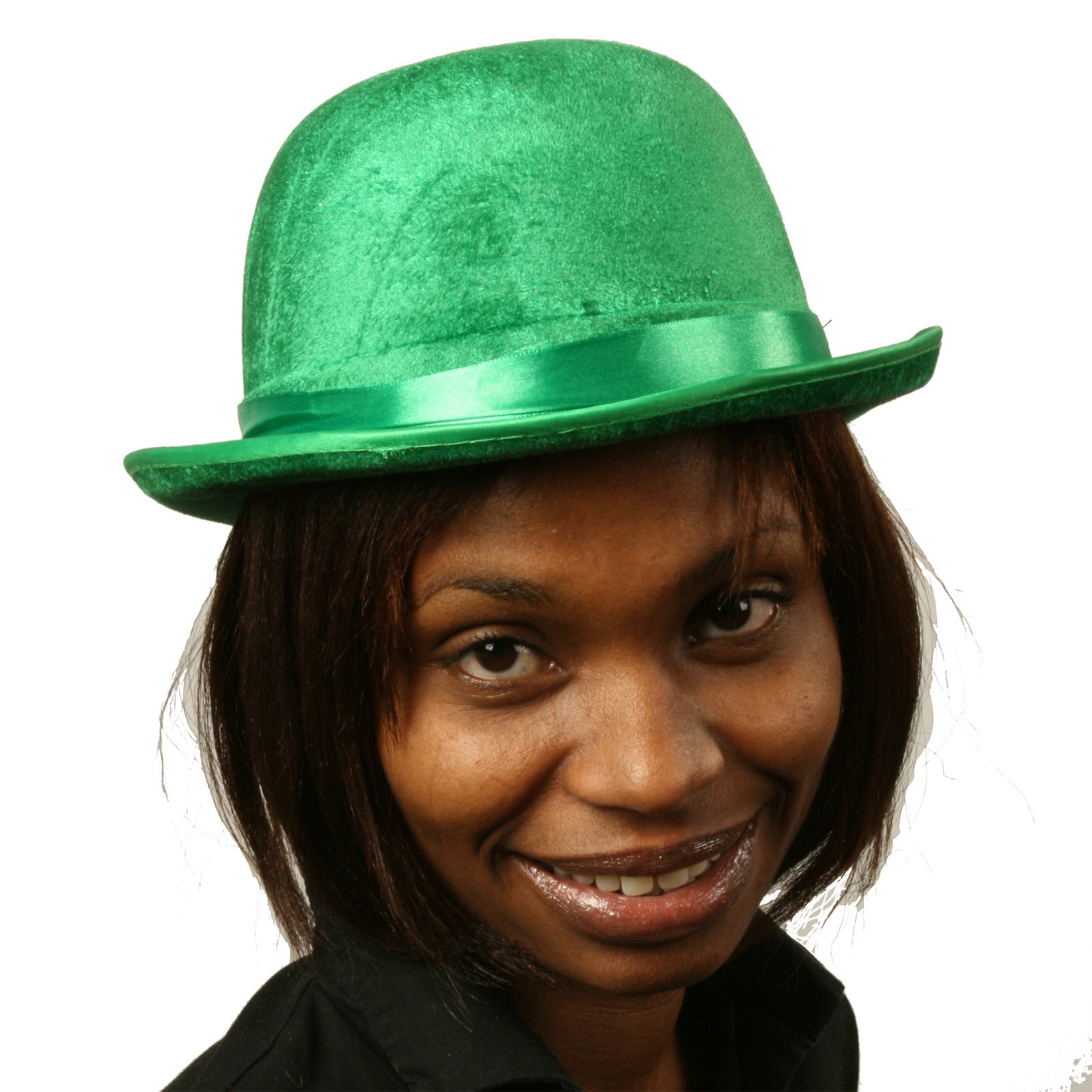 Green Felt Derby Hat