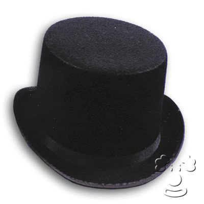 Black Felt Top Hat