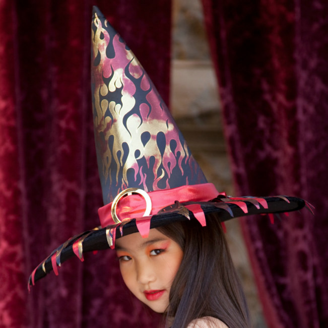 Flame Witch Child Hat