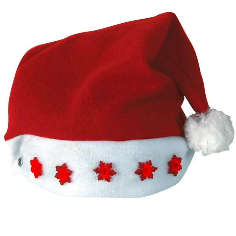 Light Up Santa Hat