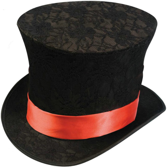 mad hatter adult top hat