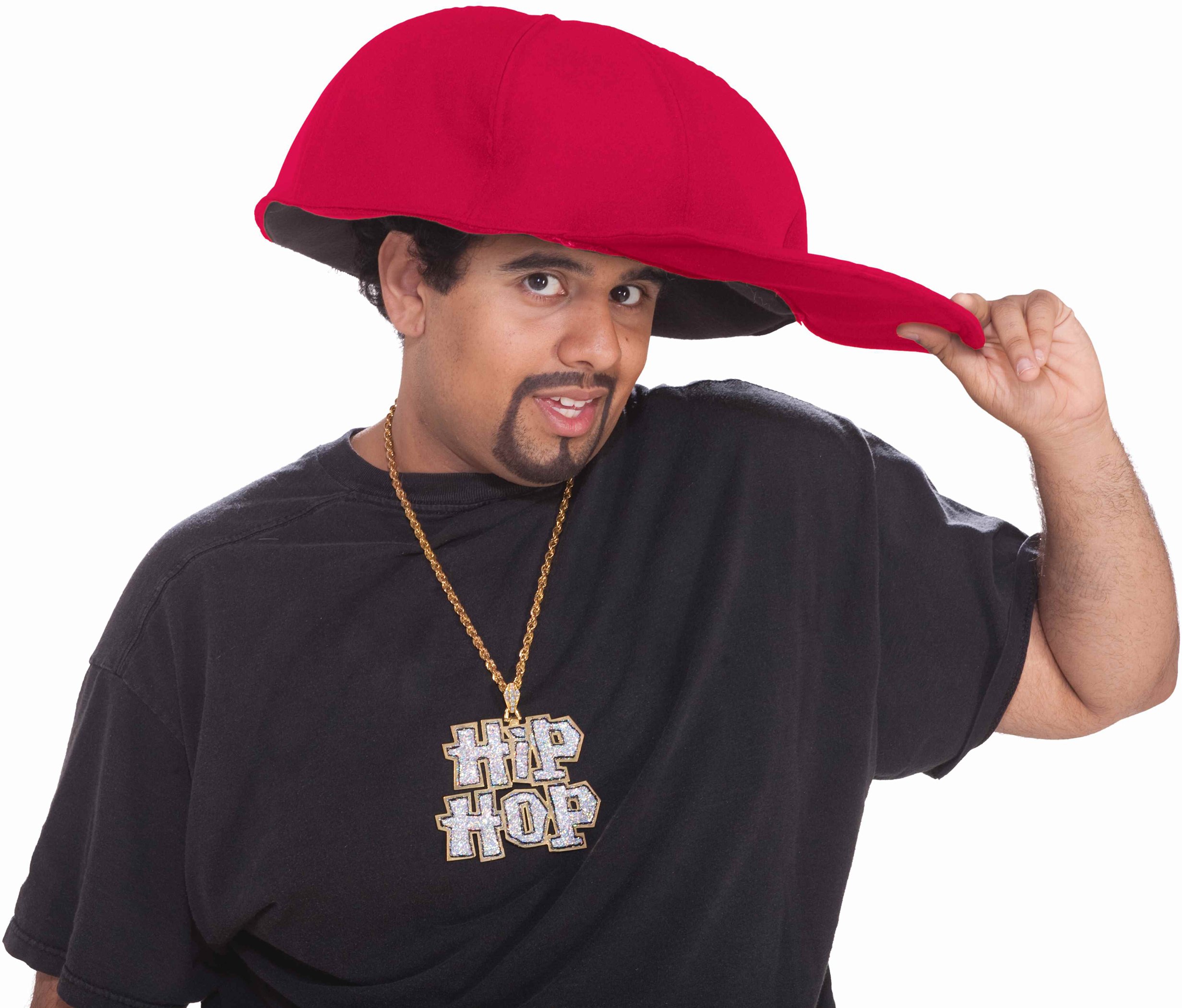 Jumbo Hip Hop Hat Red Adult