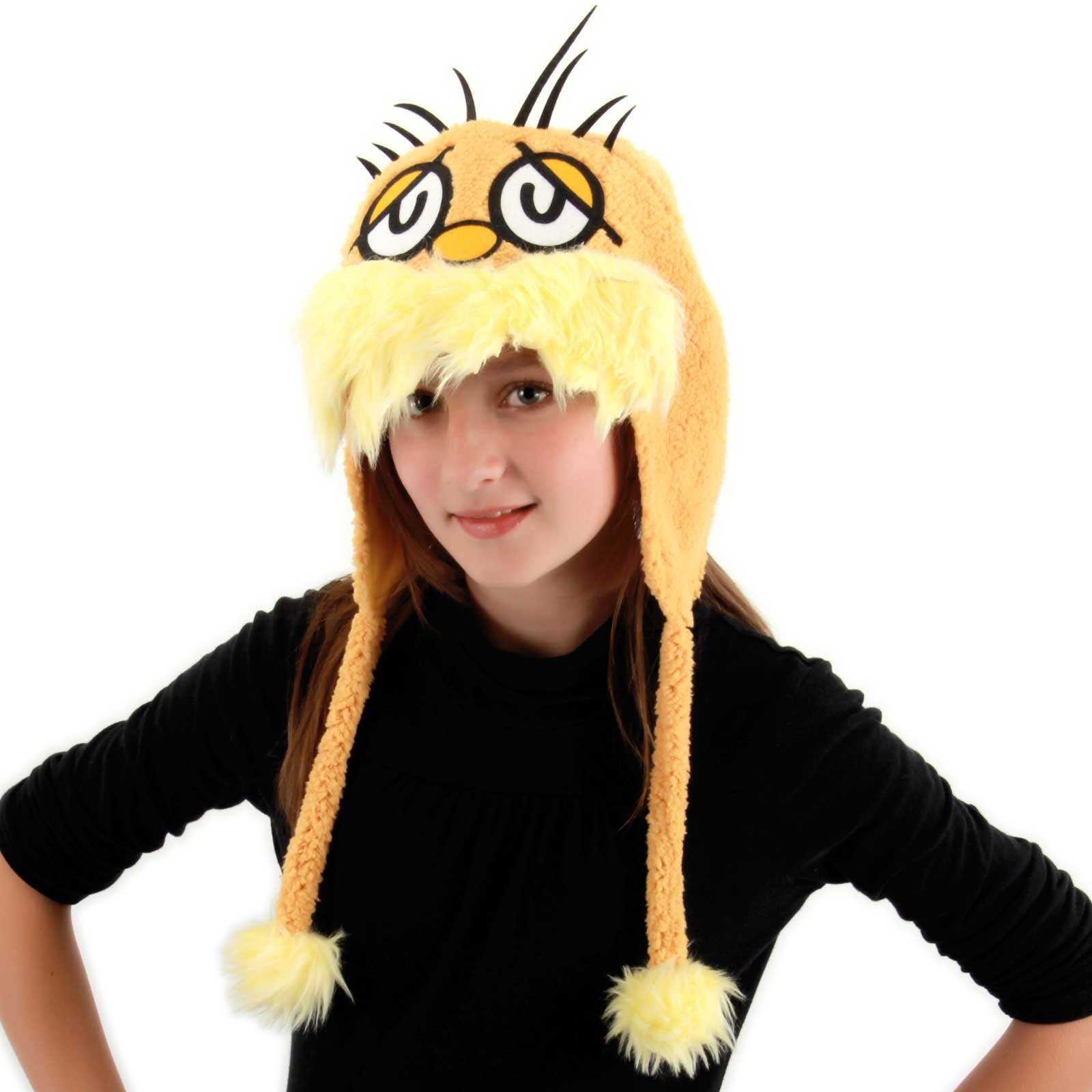 Dr. Seuss Lorax Hoodie Hat (Adult)