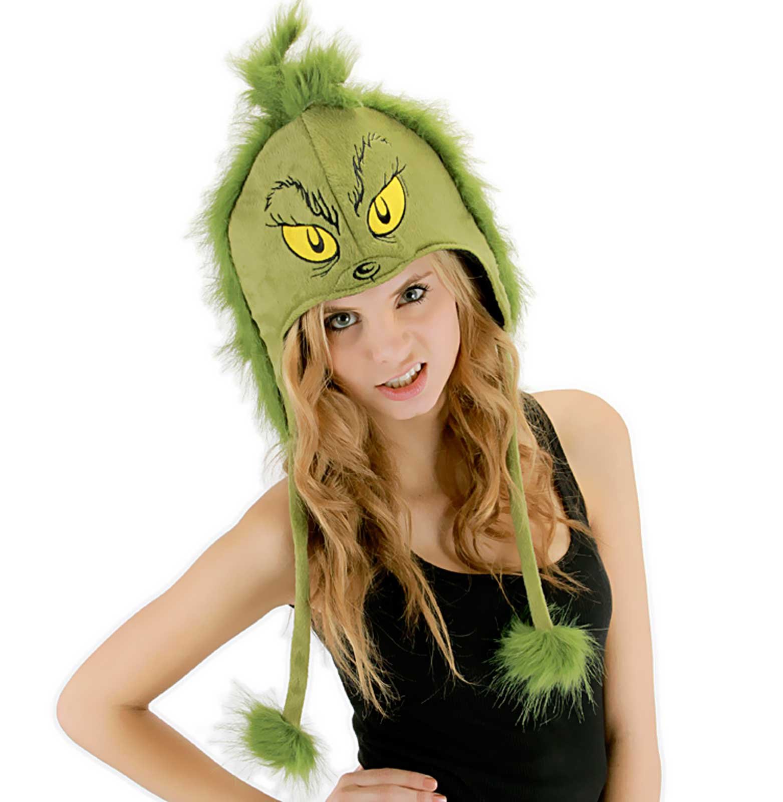 Dr. Seuss Grinch Hoodie Adult Hat