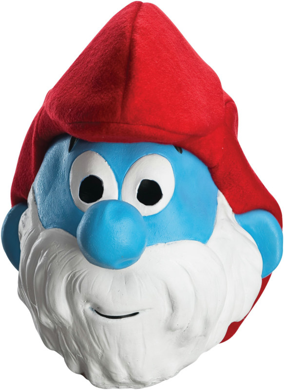 The Smurfs - Papa Smurf 3/4 Adult Mask