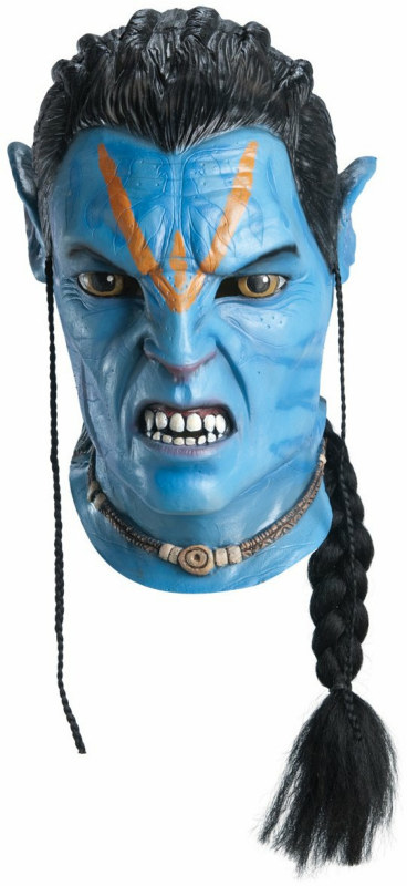 Avatar Movie Jake Sully Overhead Latex Adult Mask