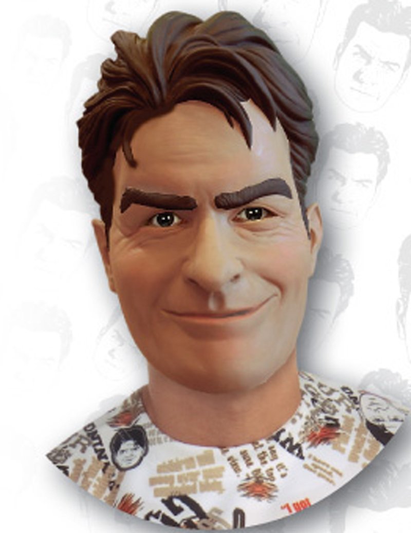 Charlie Sheen Deluxe Latex Mask (Adult)