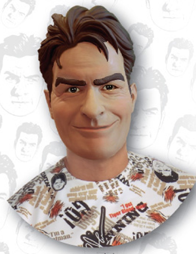 Charlie Sheen Vinyl Mask (Adult)