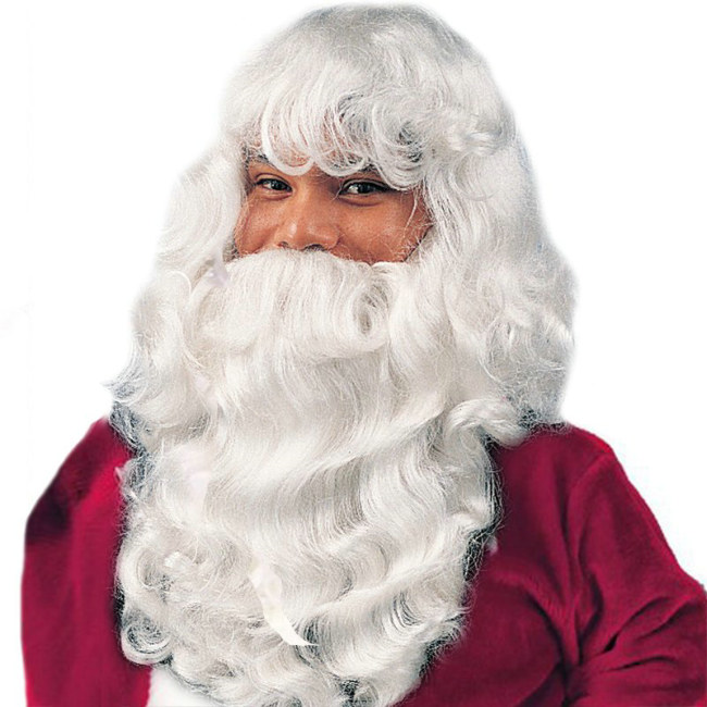 Deluxe Santa Wig & Beard