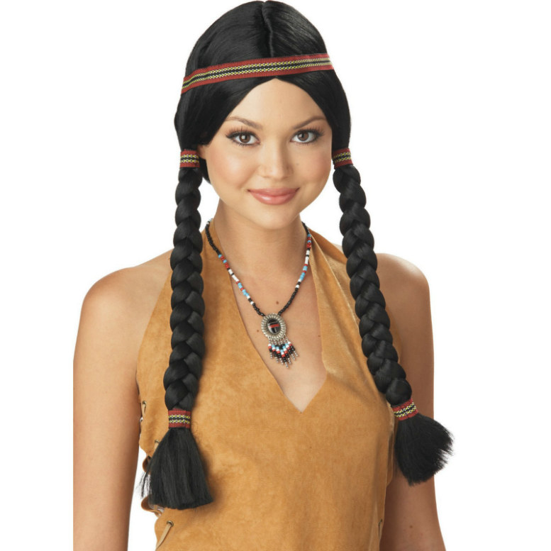 Indian Maiden (Black) Wig