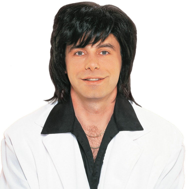 70's Shag Wig (Black)