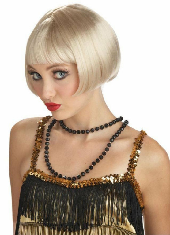 Flirty Flapper Wig - Blonde